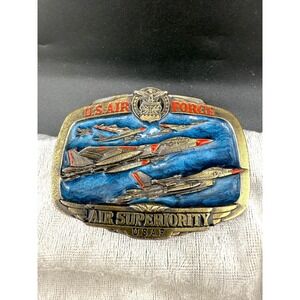 Vintage US‎ Air Force Belt Buckle Military Planes